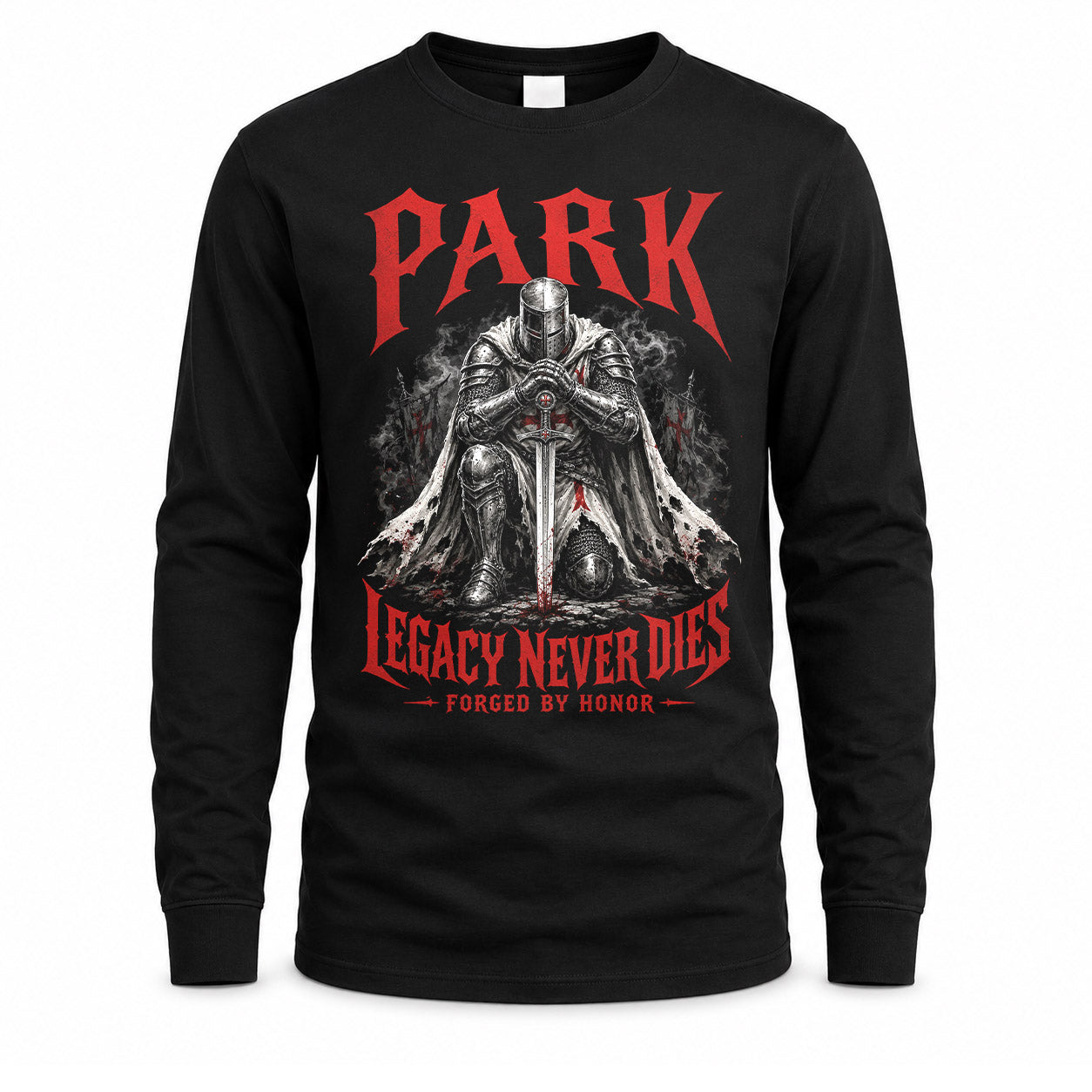 PARK HS90-K04-109 - NAME Legacy Never Dies Forged By Honor Personalized Knight
