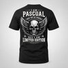 PASCUAL P01-K24-229 – Personalized Skull Graphic Apparel “I Am NAME I May Not Be Perfect But I Am Limited Edition”