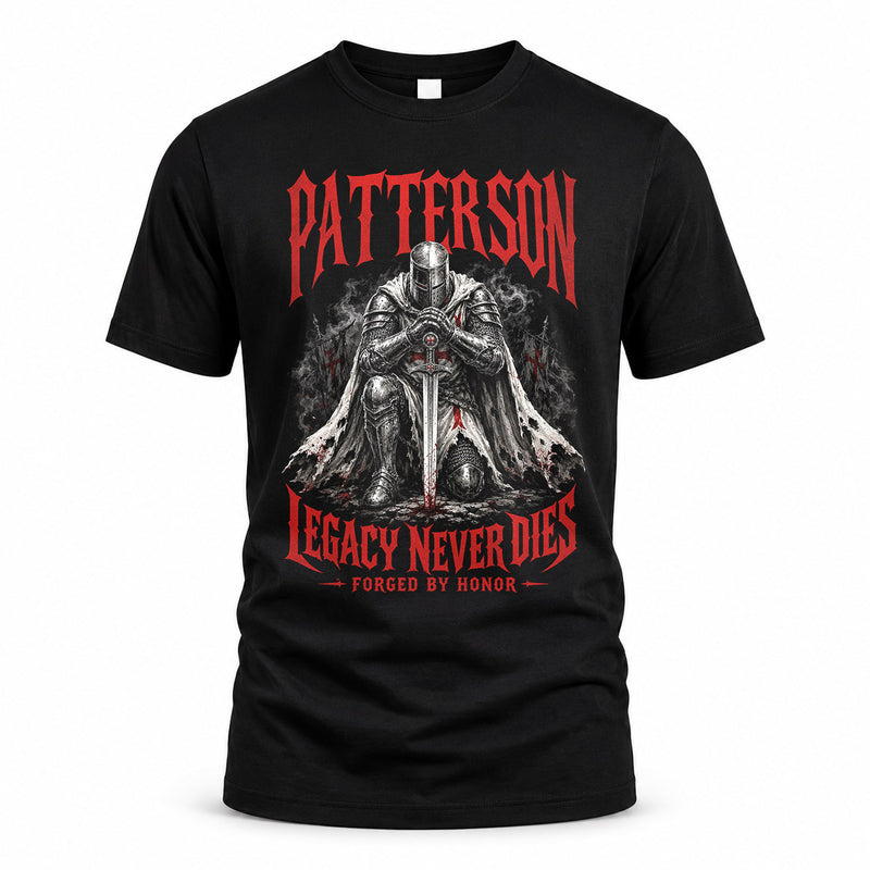 PATTERSON HS90-K04-109 - NAME Legacy Never Dies Forged By Honor Personalized Knight