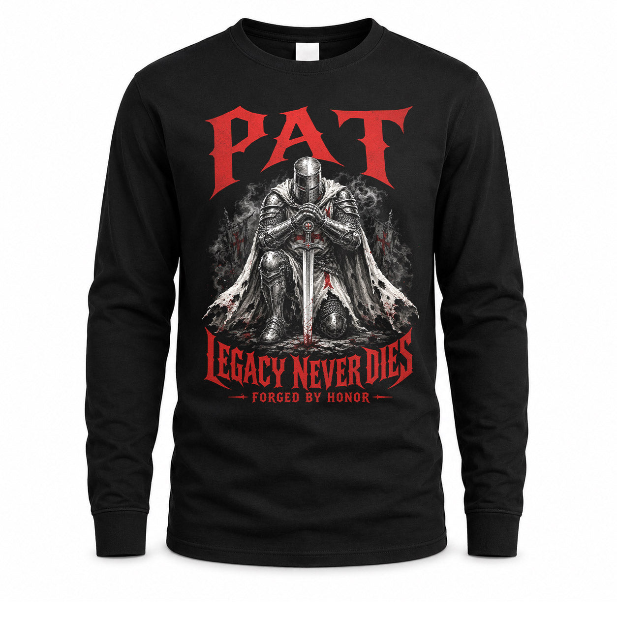 PAT HS90-K04-109 - NAME Legacy Never Dies Forged By Honor Personalized Knight