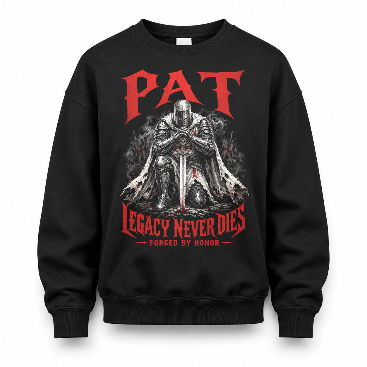 PAT HS90-K04-109 - NAME Legacy Never Dies Forged By Honor Personalized Knight