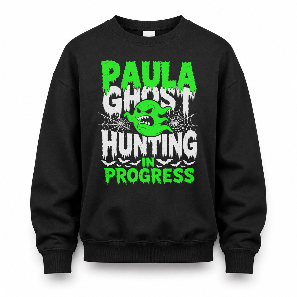 PAULA HW22-K06-109 - NAME Ghost Hunting In Progress Personalized Halloween Shirt