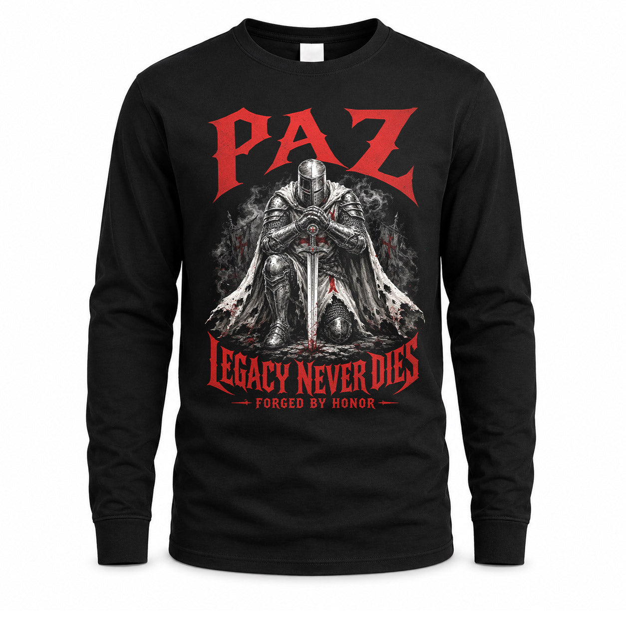 PAZ HS90-K04-109 - NAME Legacy Never Dies Forged By Honor Personalized Knight