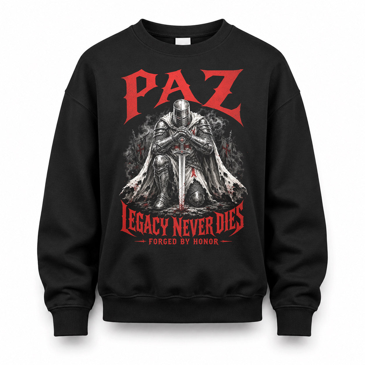 PAZ HS90-K04-109 - NAME Legacy Never Dies Forged By Honor Personalized Knight