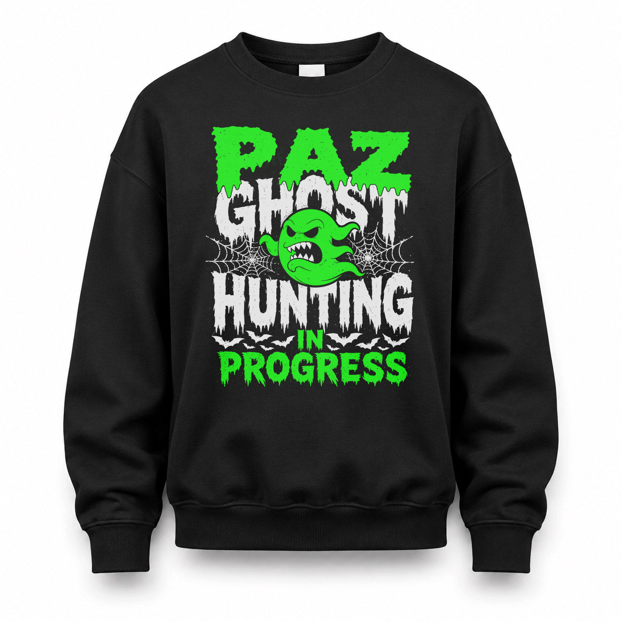 PAZ HW22-K06-109 - NAME Ghost Hunting In Progress Personalized Halloween Shirt