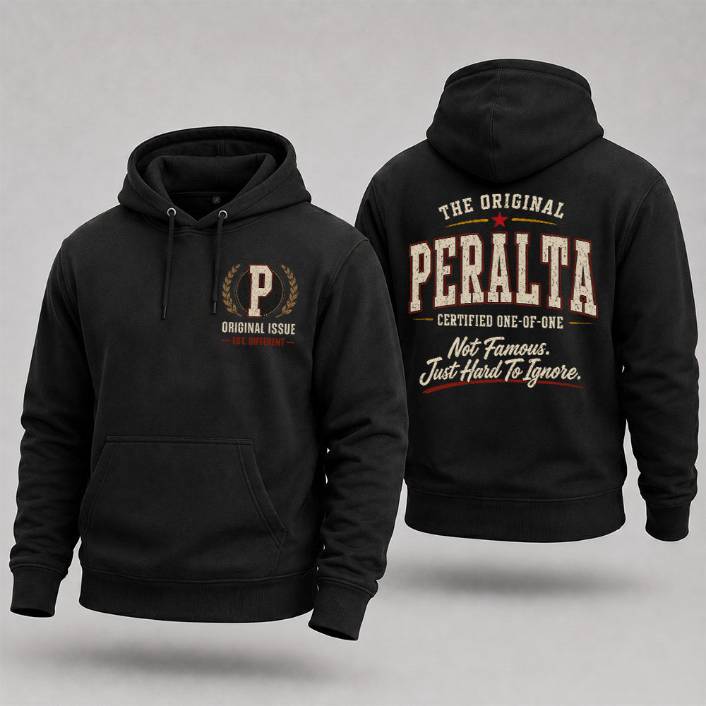 PERALTA W68-F2-168 – Personalized Original Issue Apparel “The Original NAME Certified One-of-One"