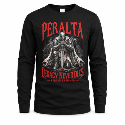 PERALTA HS90-K04-109 - NAME Legacy Never Dies Forged By Honor Personalized Knight