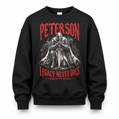 PETERSON HS90-K04-109 - NAME Legacy Never Dies Forged By Honor Personalized Knight