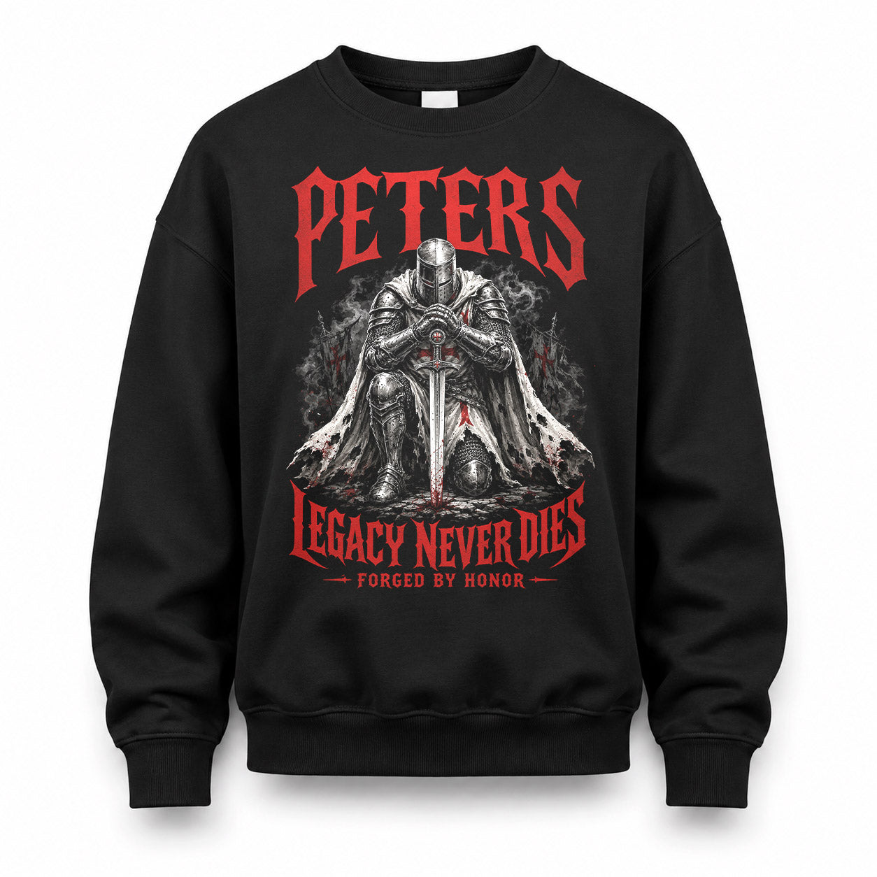 PETERS HS90-K04-109 - NAME Legacy Never Dies Forged By Honor Personalized Knight