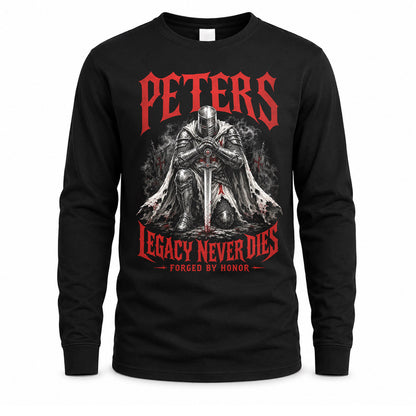 PETERS HS90-K04-109 - NAME Legacy Never Dies Forged By Honor Personalized Knight