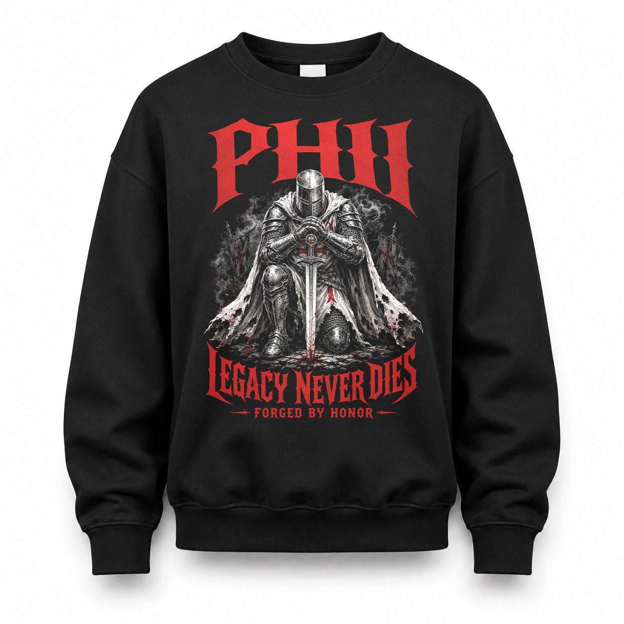 PHII HS90-K04-109 - NAME Legacy Never Dies Forged By Honor Personalized Knight