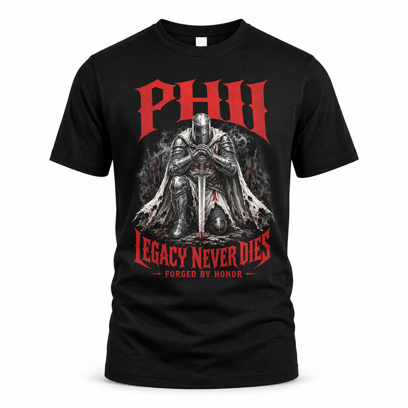 PHII HS90-K04-109 - NAME Legacy Never Dies Forged By Honor Personalized Knight