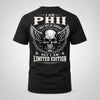 PHII P01-K24-229 – Personalized Skull Graphic Apparel “I Am NAME I May Not Be Perfect But I Am Limited Edition”