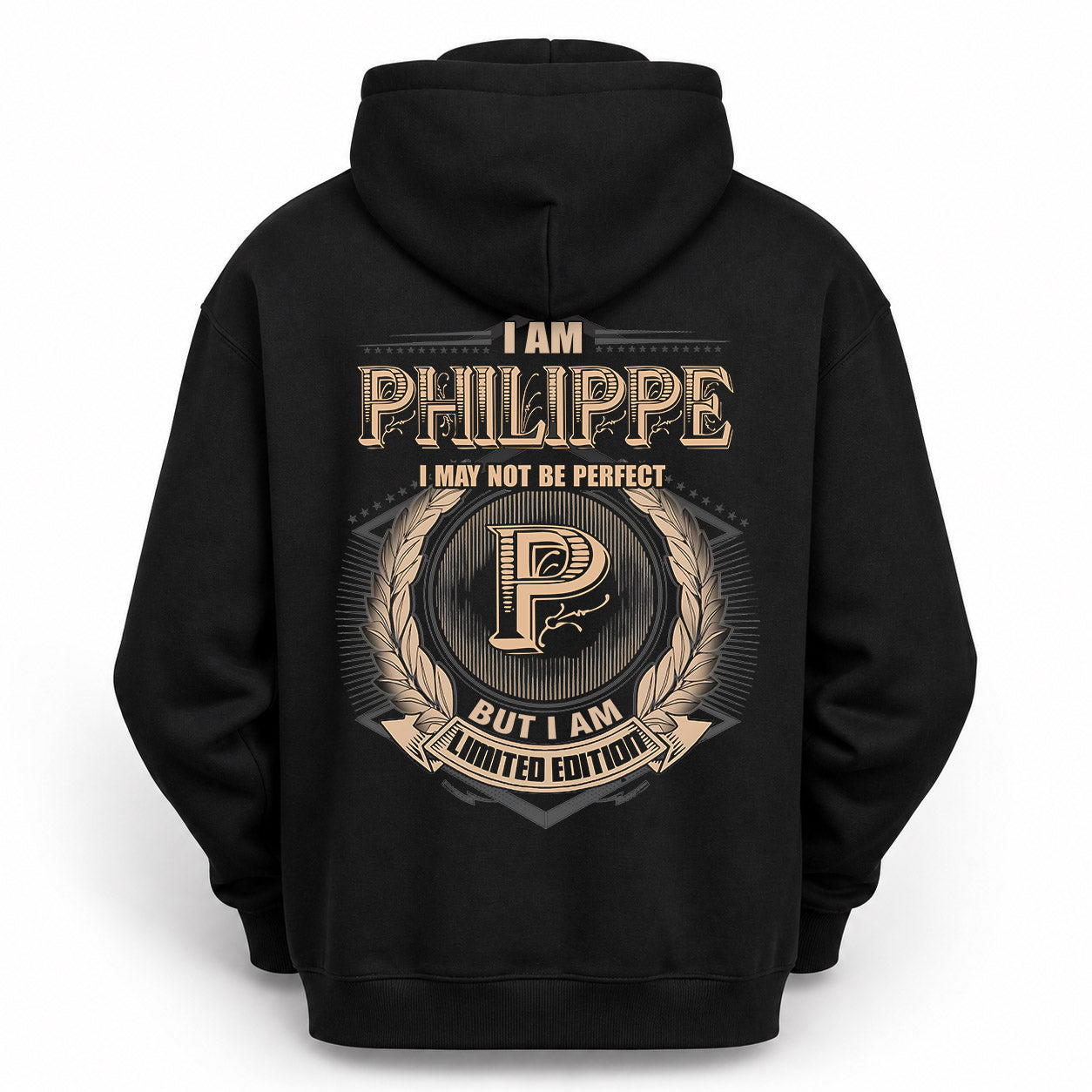 PHILIPPE PH55-T25-Personalized Name Quote Apparel “I Am NAME May Not Be Perfect But I Am Limited Edition”