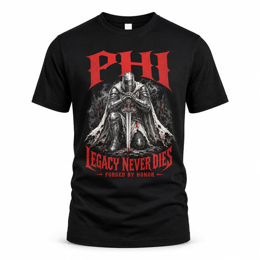 PHI HS90-K04-109 - NAME Legacy Never Dies Forged By Honor Personalized Knight