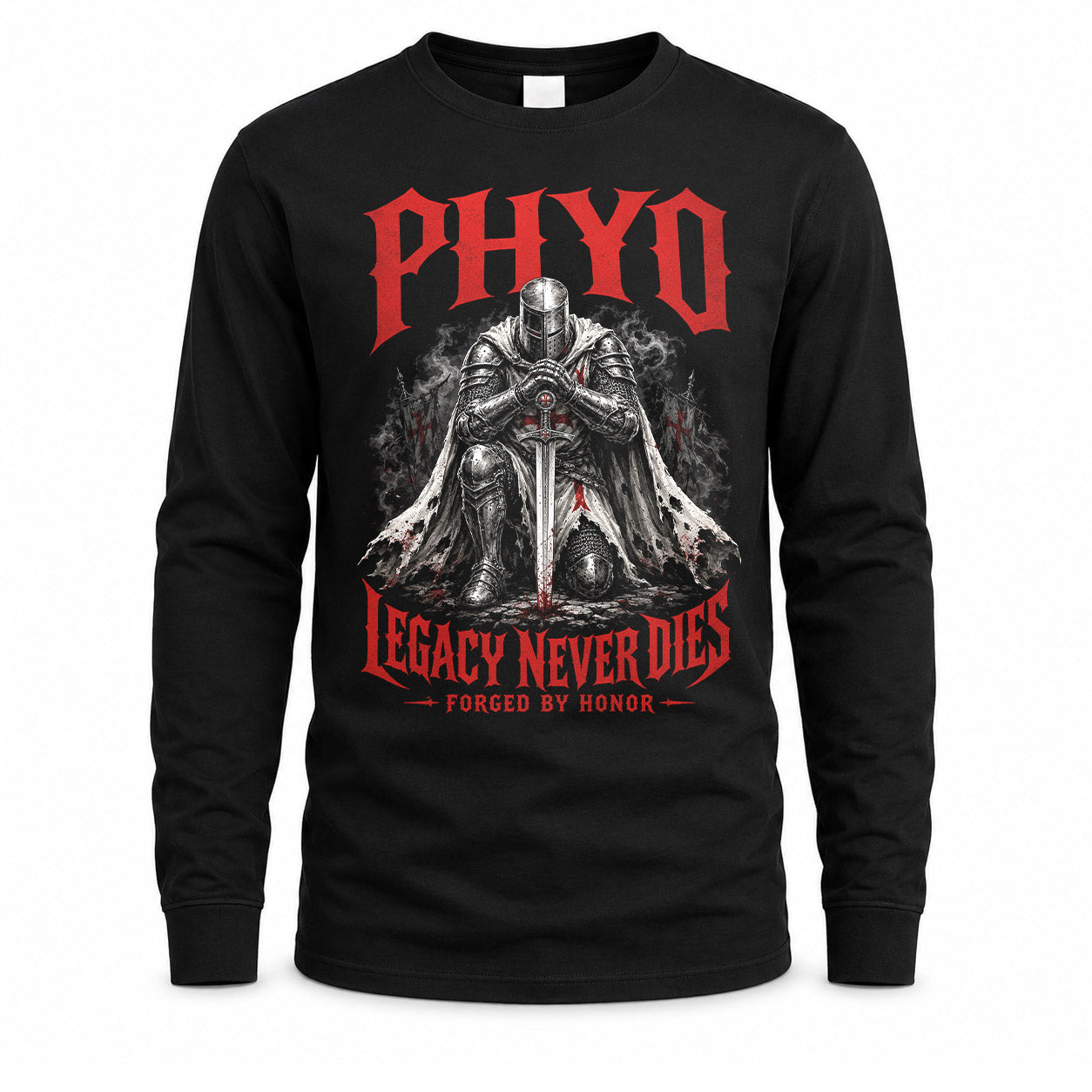 PHYO HS90-K04-109 - NAME Legacy Never Dies Forged By Honor Personalized Knight