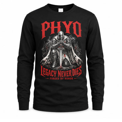 PHYO HS90-K04-109 - NAME Legacy Never Dies Forged By Honor Personalized Knight