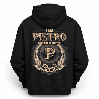 PIETRO PH55-T25-Personalized Name Quote Apparel “I Am NAME May Not Be Perfect But I Am Limited Edition”