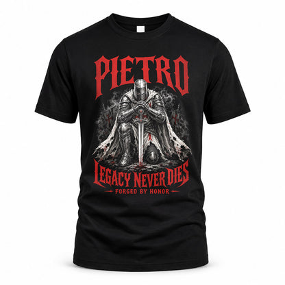 PIETRO HS90-K04-109 - NAME Legacy Never Dies Forged By Honor Personalized Knight