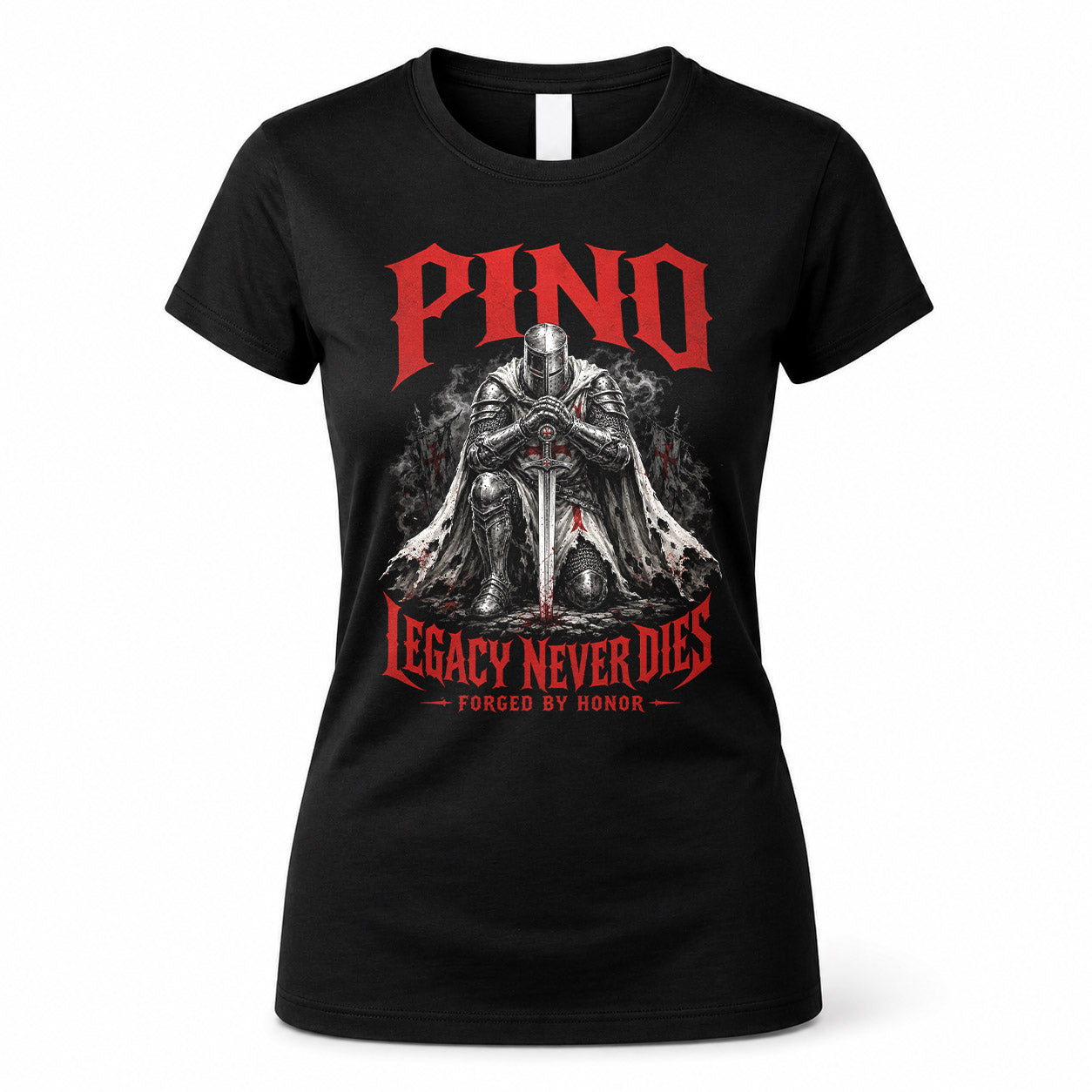 PINO HS90-K04-109 - NAME Legacy Never Dies Forged By Honor Personalized Knight