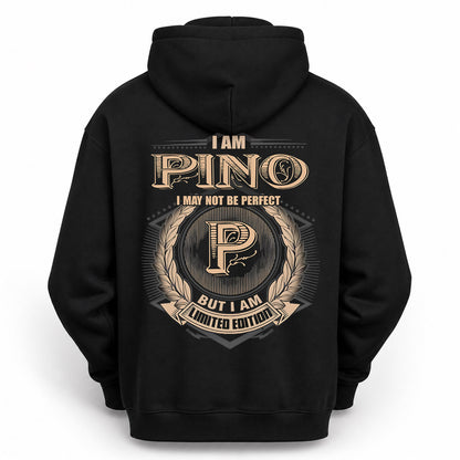 PINO PH55-T25-Personalized Name Quote Apparel “I Am NAME May Not Be Perfect But I Am Limited Edition”
