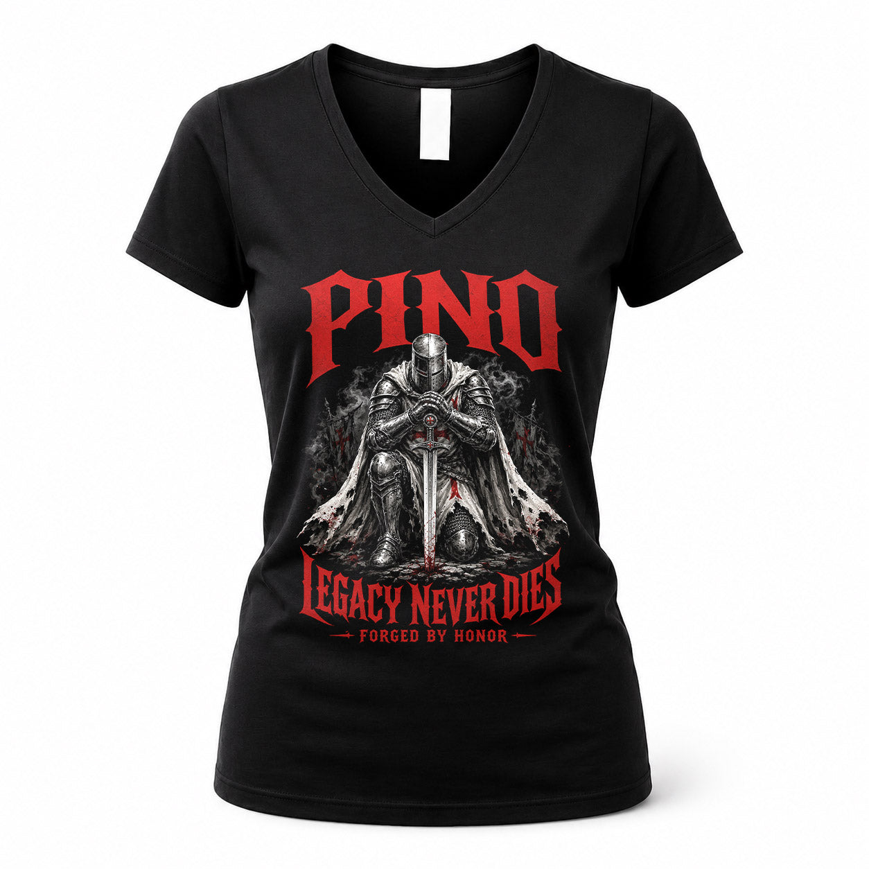 PINO HS90-K04-109 - NAME Legacy Never Dies Forged By Honor Personalized Knight