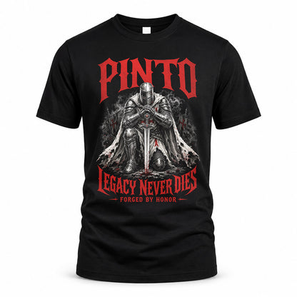 PINTO HS90-K04-109 - NAME Legacy Never Dies Forged By Honor Personalized Knight