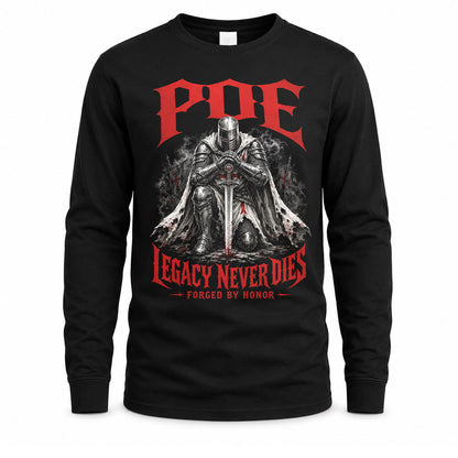 POE HS90-K04-109 - NAME Legacy Never Dies Forged By Honor Personalized Knight