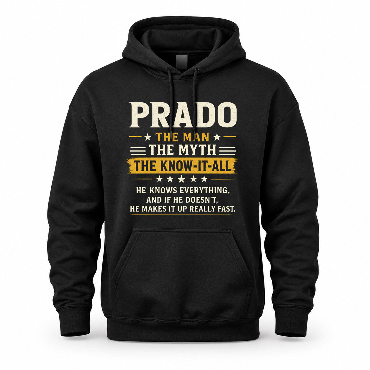 PRADO TM90-K04-125 - NAME Legendary Know-It-All Personalized Funny Shirt
