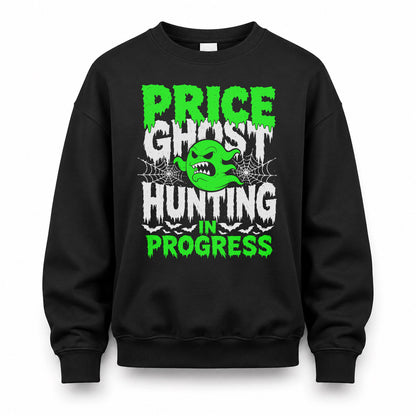 PRICE HW22-K06-109 - NAME Ghost Hunting In Progress Personalized Halloween Shirt