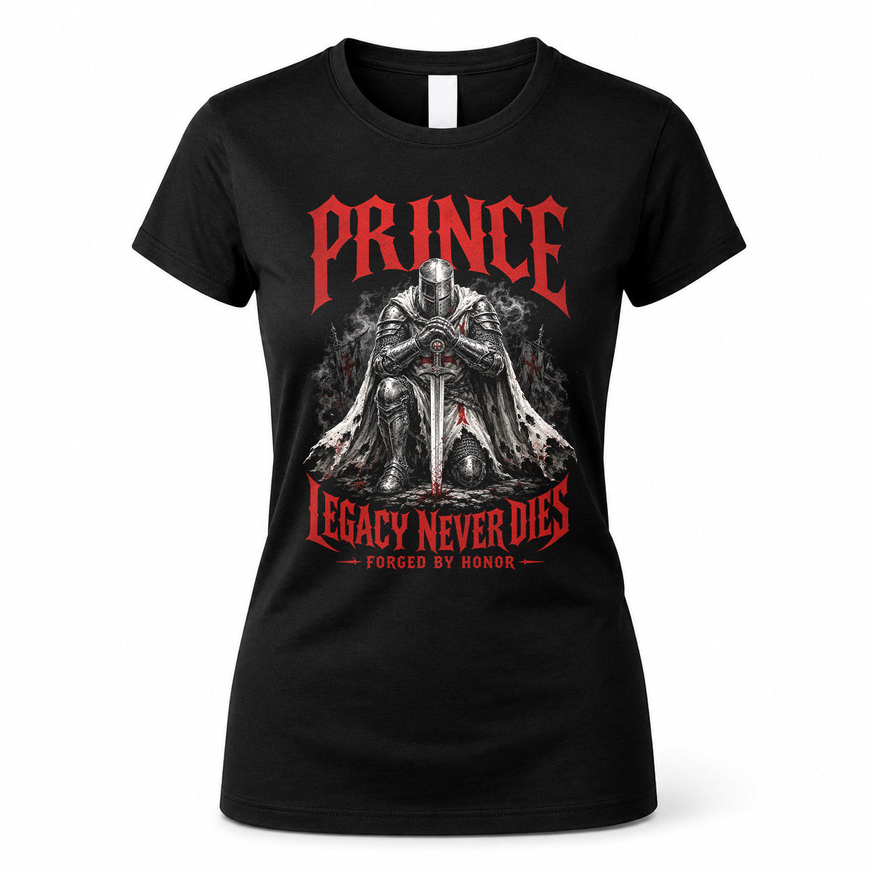 PRINCE HS90-K04-109 - NAME Legacy Never Dies Forged By Honor Personalized Knight