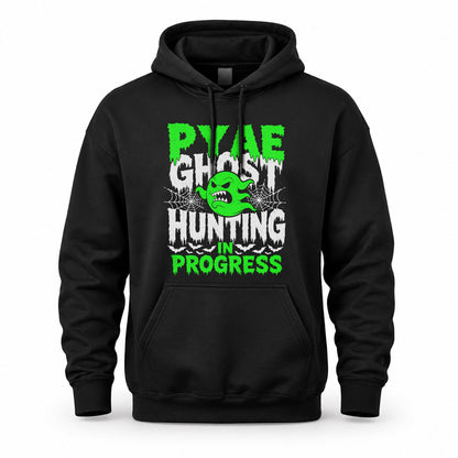 PYAE HW22-K06-109 - NAME Ghost Hunting In Progress Personalized Halloween Shirt