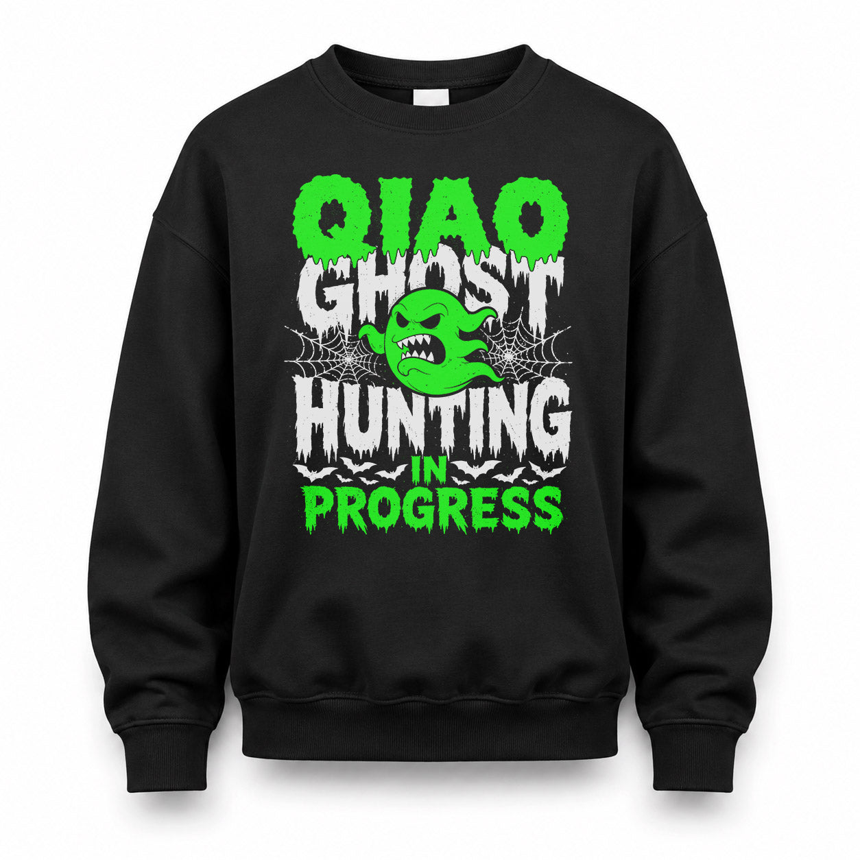 QIAO HW22-K06-109 - NAME Ghost Hunting In Progress Personalized Halloween Shirt
