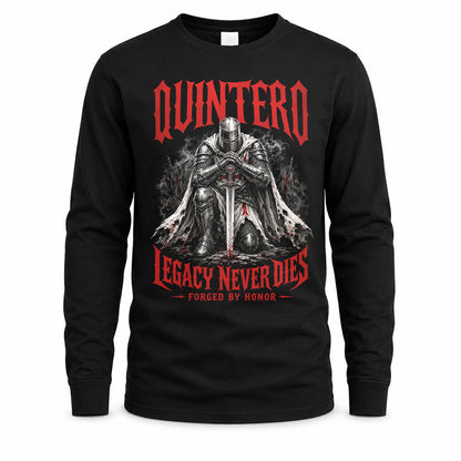 QUINTERO HS90-K04-109 - NAME Legacy Never Dies Forged By Honor Personalized Knight