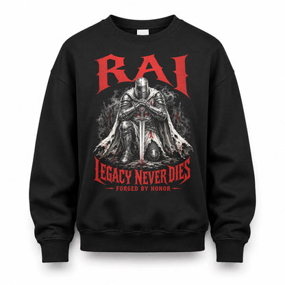 RAI HS90-K04-109 - NAME Legacy Never Dies Forged By Honor Personalized Knight