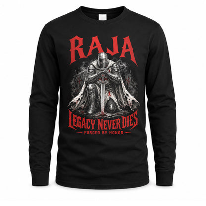 RAJA HS90-K04-109 - NAME Legacy Never Dies Forged By Honor Personalized Knight
