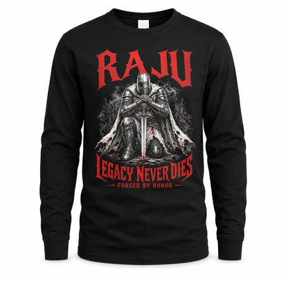 RAJU HS90-K04-109 - NAME Legacy Never Dies Forged By Honor Personalized Knight