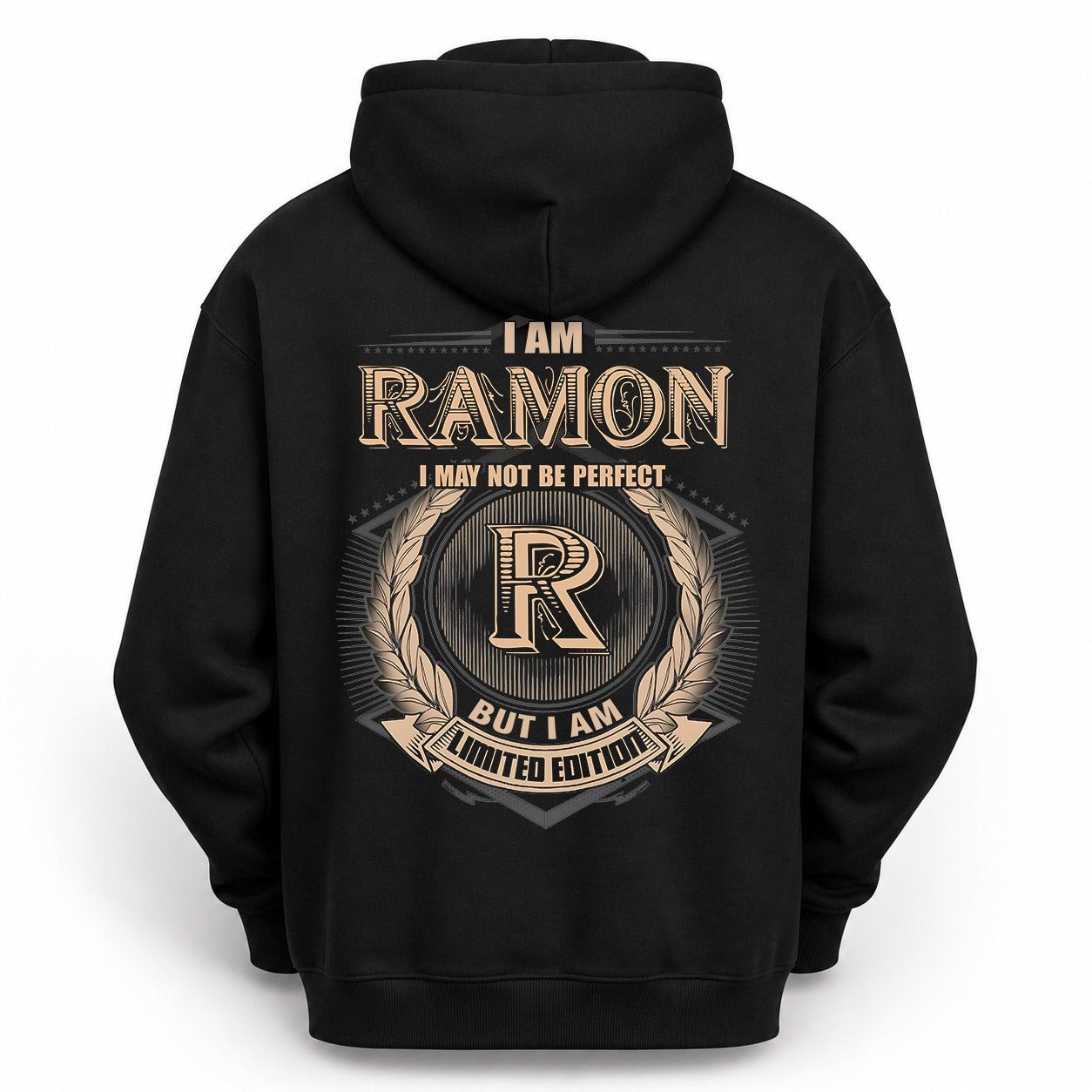 RAMON PH55-T25-Personalized Name Quote Apparel “I Am NAME May Not Be Perfect But I Am Limited Edition”