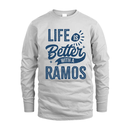 RAMOS HH88-K2–Personalized Name Quote T-Shirt Life Is Better With Unisex Gift