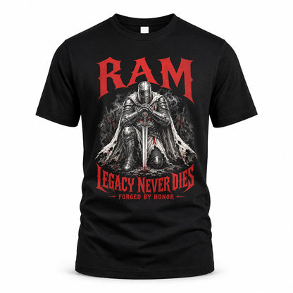 RAM HS90-K04-109 - NAME Legacy Never Dies Forged By Honor Personalized Knight
