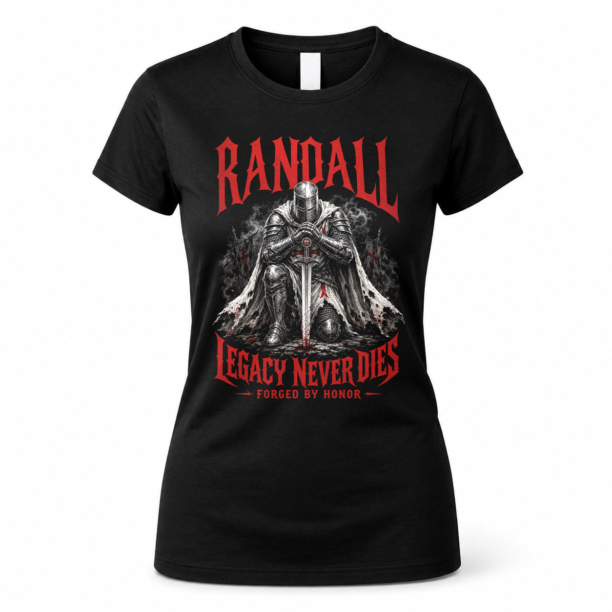 RANDALL HS90-K04-109 - NAME Legacy Never Dies Forged By Honor Personalized Knight