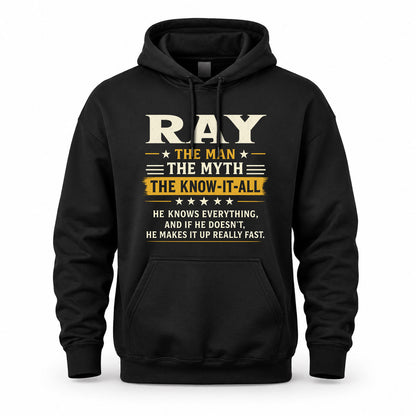 RAY TM90-K04-125 - NAME Legendary Know-It-All Personalized Funny Shirt