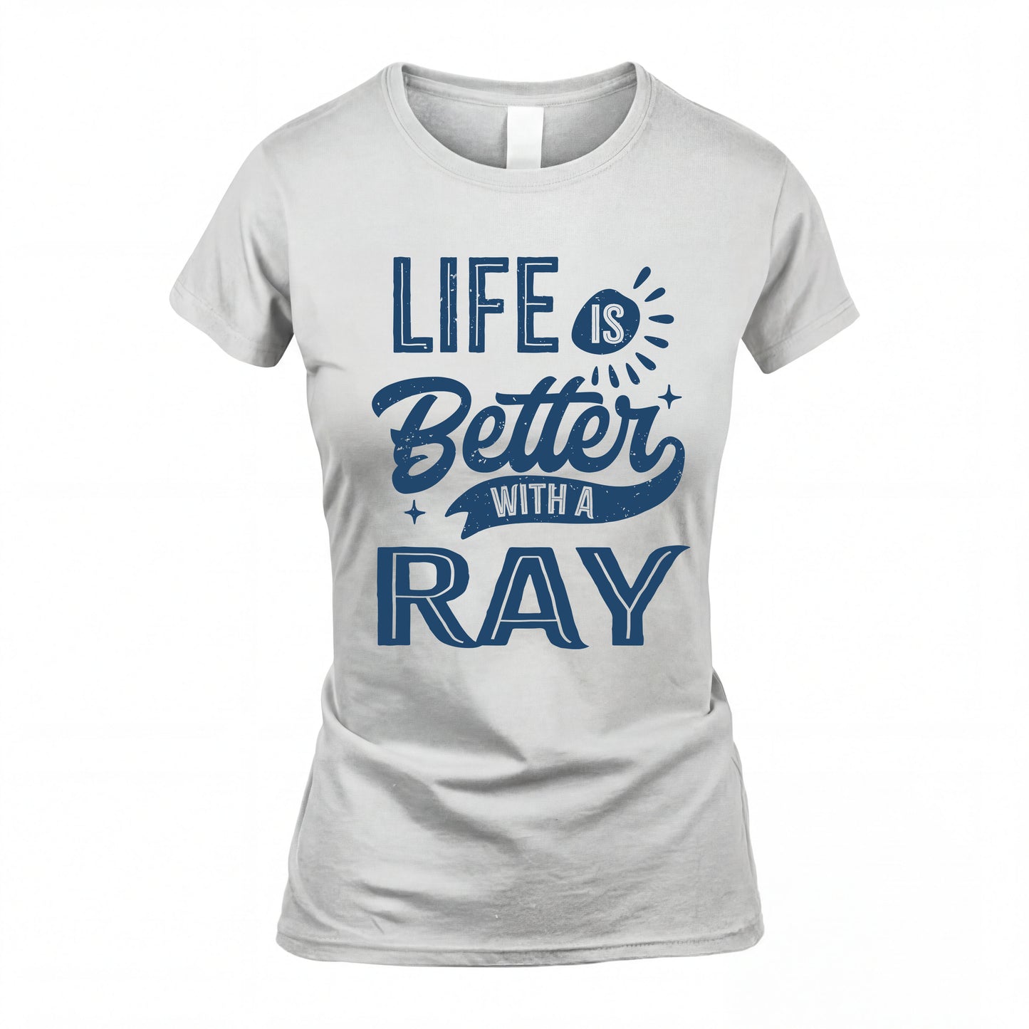 RAY HH88-K2–Personalized Name Quote T-Shirt Life Is Better With Unisex Gift