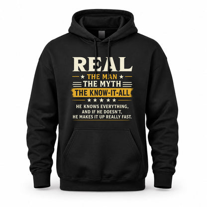 REAL TM90-K04-125 - NAME Legendary Know-It-All Personalized Funny Shirt