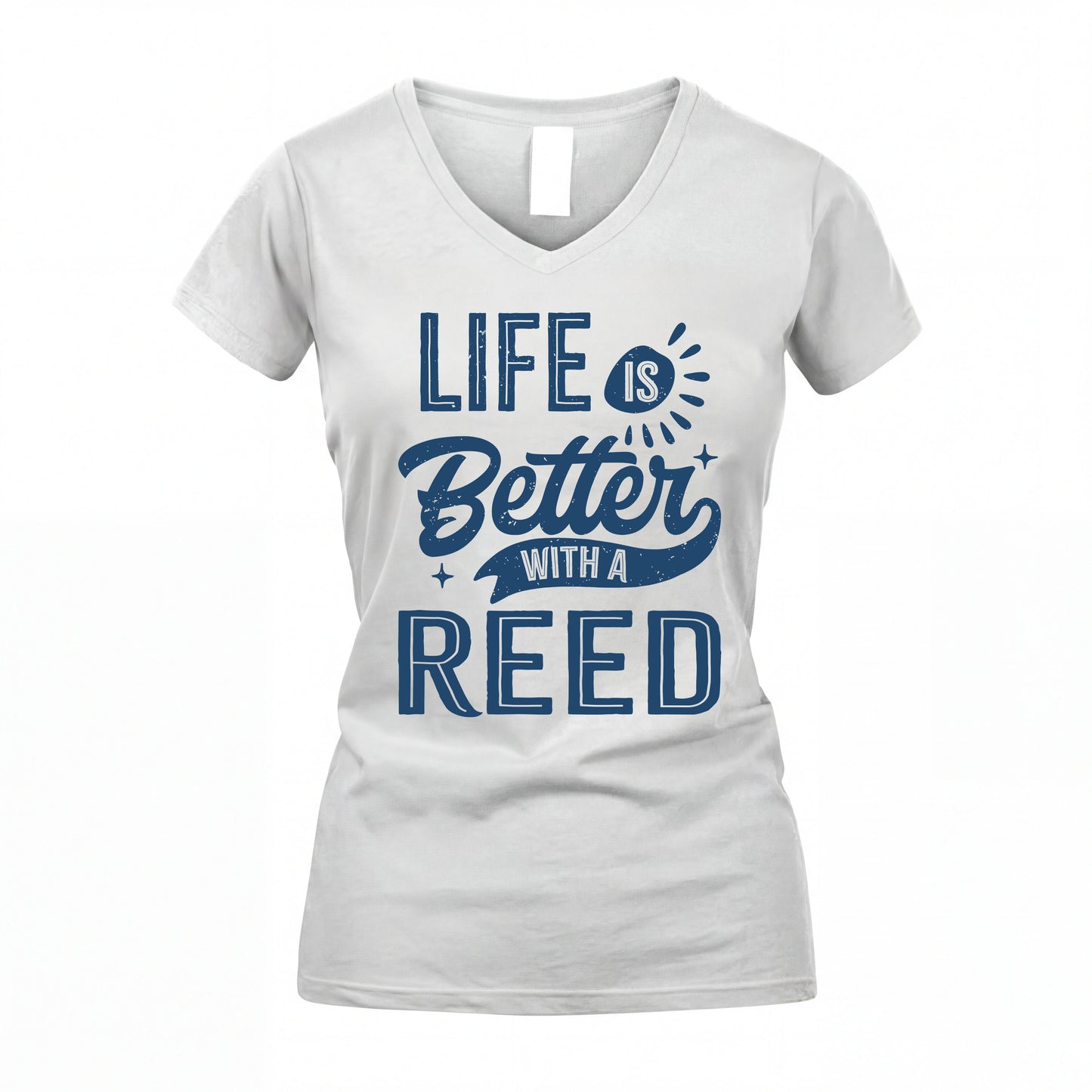 REED HH88-K2–Personalized Name Quote T-Shirt Life Is Better With Unisex Gift