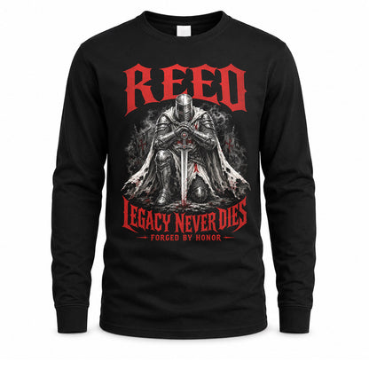 REED HS90-K04-109 - NAME Legacy Never Dies Forged By Honor Personalized Knight