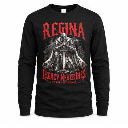 REGINA HS90-K04-109 - NAME Legacy Never Dies Forged By Honor Personalized Knight