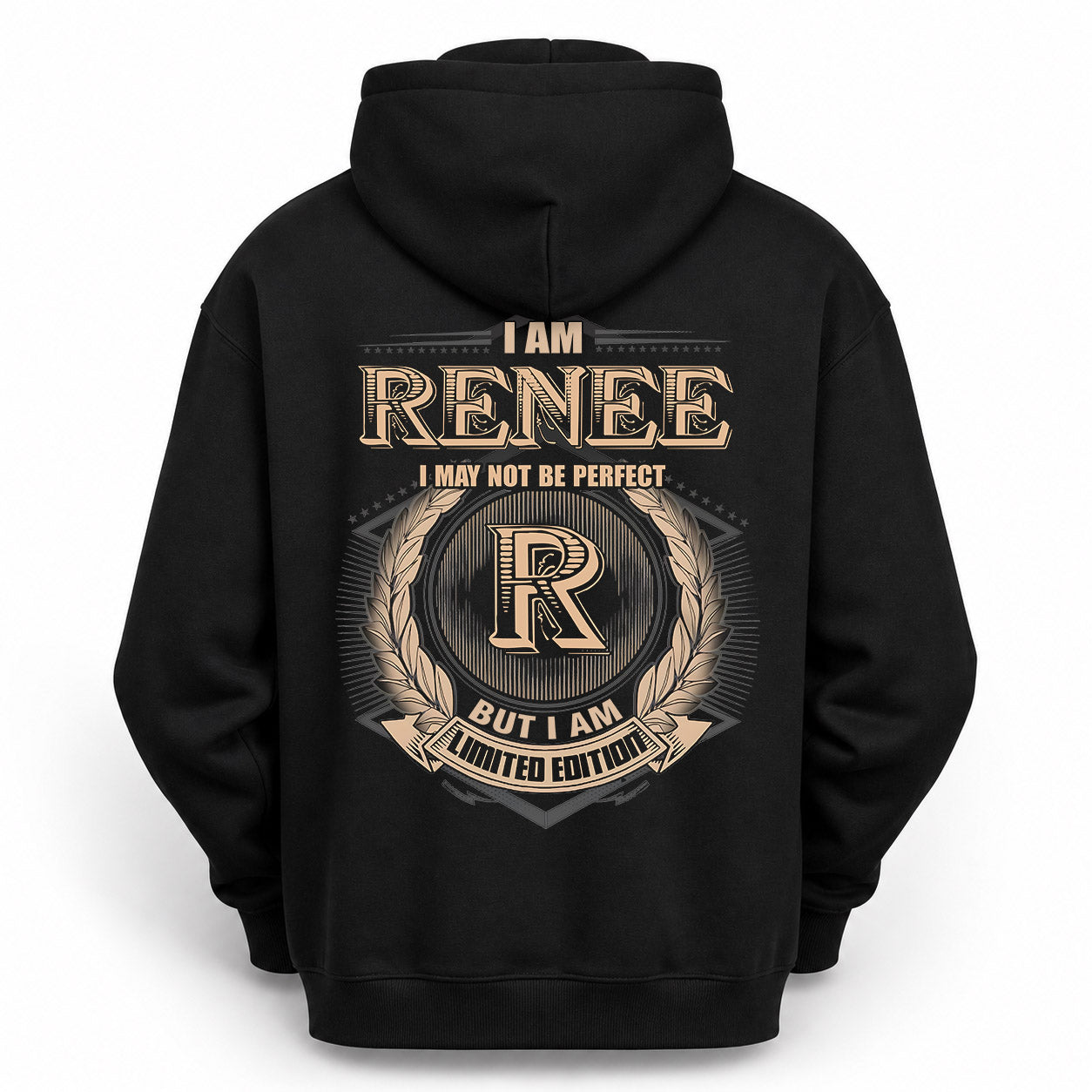 RENEE PH55-T25-Personalized Name Quote Apparel “I Am NAME May Not Be Perfect But I Am Limited Edition”