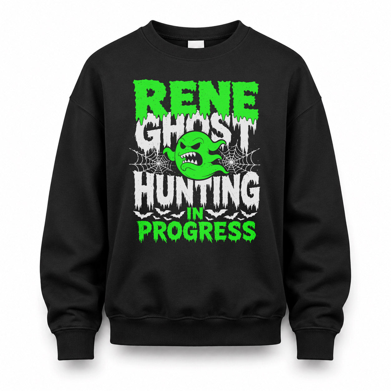 RENE HW22-K06-109 - NAME Ghost Hunting In Progress Personalized Halloween Shirt