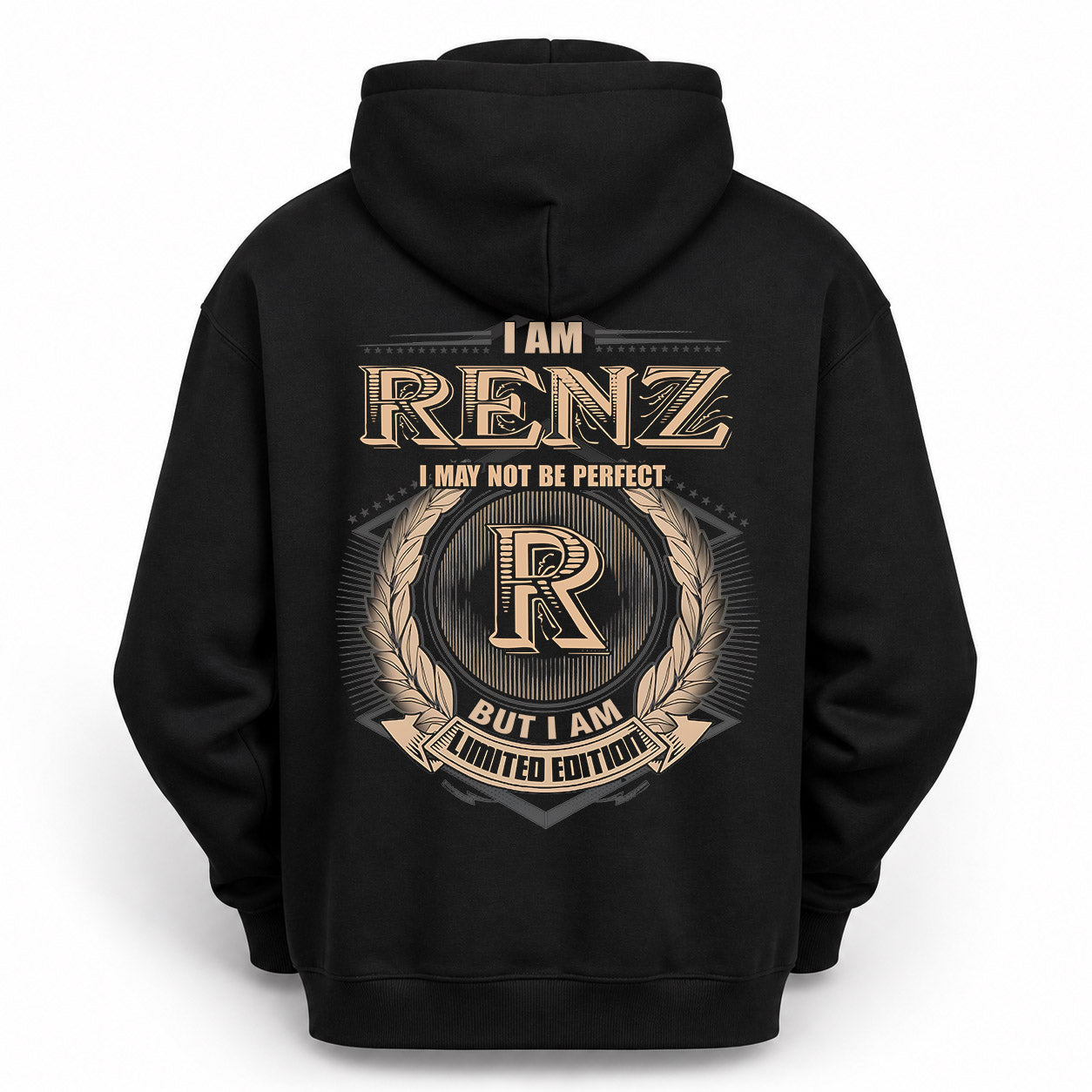 RENZ PH55-T25-Personalized Name Quote Apparel “I Am NAME May Not Be Perfect But I Am Limited Edition”